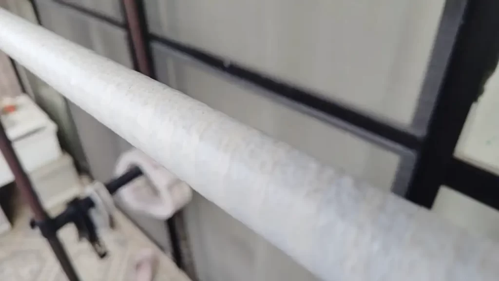 テープを巻いてから約4年経過した状態 2026年2月