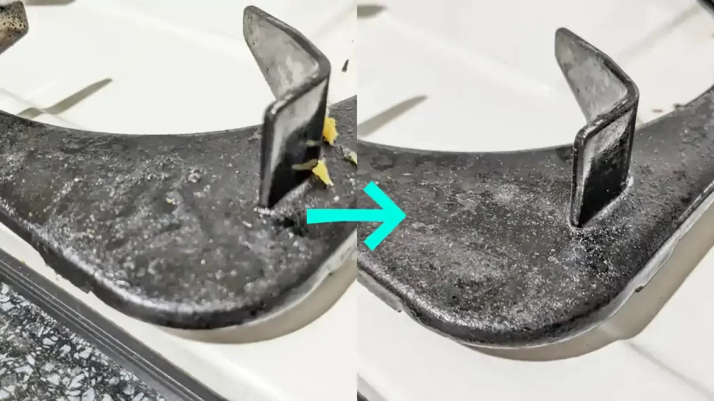 キッチンマジックリンで掃除した五徳